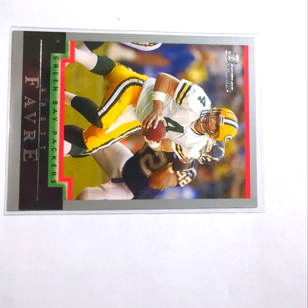 2004 Bowman Chrome - #1 Brett Favre/Green Bay Packers NR MT - Picture 2 of 10